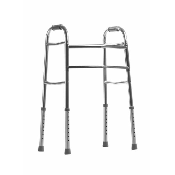 Deluxe Folding Walker Silver - Image 2