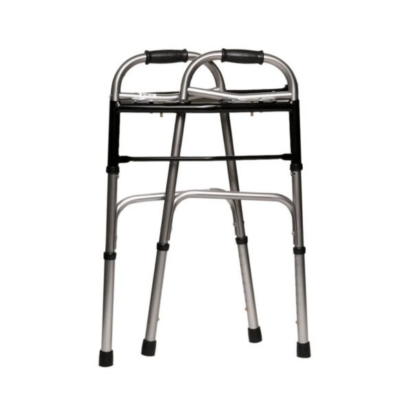 Deluxe Folding Walker Silver - Image 5